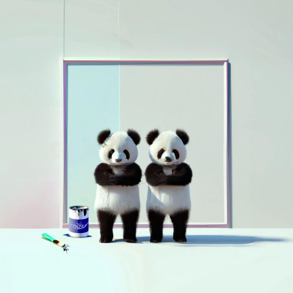 Chaos Like Its Paint by Coy Panda, Ariza & Elin Sandberg — cover